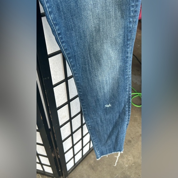 MOTHER Mother Size 27 HIGH WAISTED LOOKER ANKLE FRAY - Picture 8 of 9